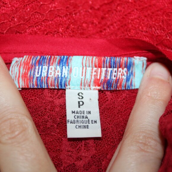 Urban Outfitters Maxine Knit Lace Midi Dress Size Small - Picture 15 of 15